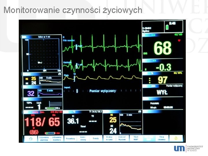 Monitorowanie czynności życiowych 