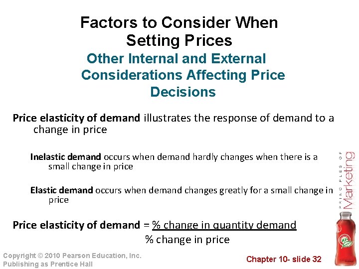 Factors to Consider When Setting Prices Other Internal and External Considerations Affecting Price Decisions