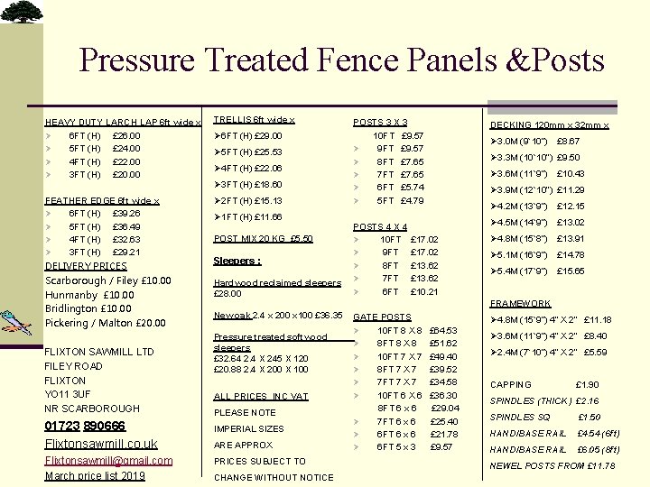 Pressure Treated Fence Panels &Posts HEAVY DUTY LARCH LAP 6 ft wide x Ø