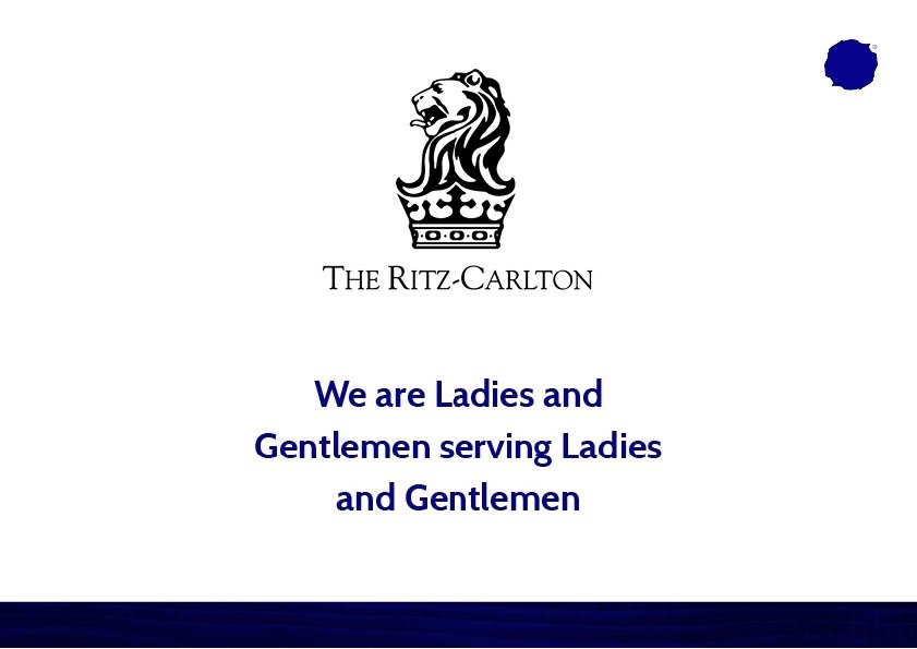 We are ladies and gentleman serving ladies and gentleman