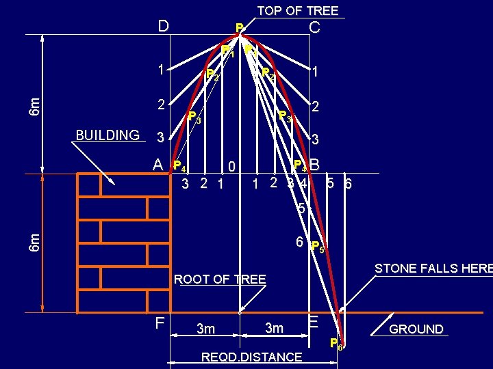TOP OF TREE D C P P 1 6 m 1 2 BUILDING 1