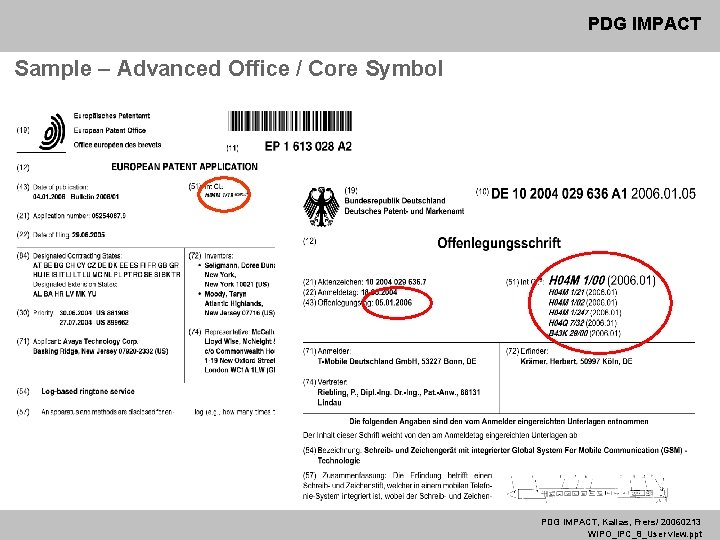 PDG IMPACT Sample – Advanced Office / Core Symbol PDG IMPACT, Kallas, Frers/ 20060213