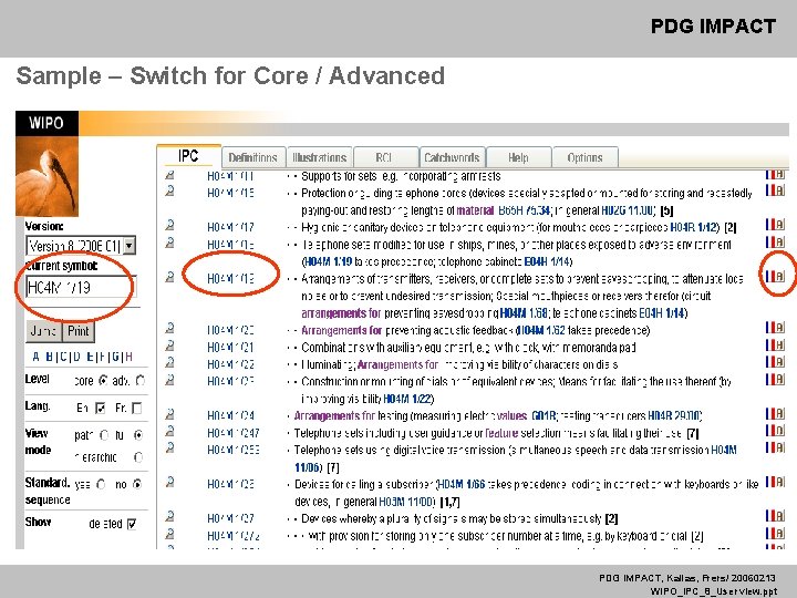 PDG IMPACT Sample – Switch for Core / Advanced PDG IMPACT, Kallas, Frers/ 20060213