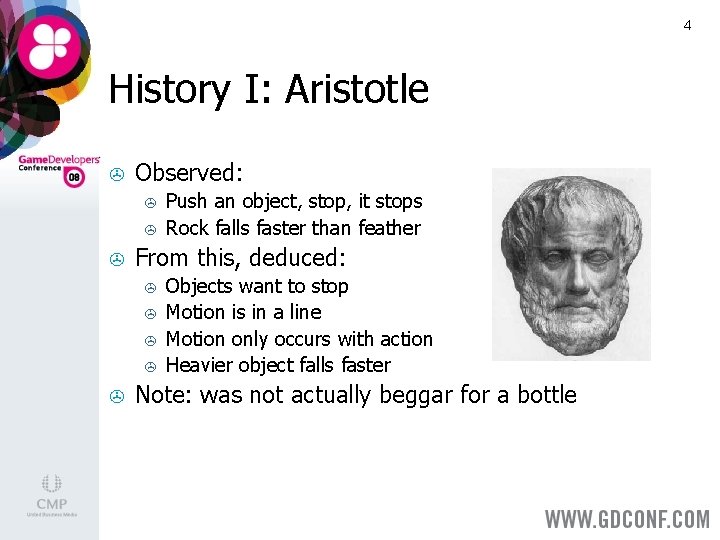 4 History I: Aristotle > Observed: > > > From this, deduced: > >