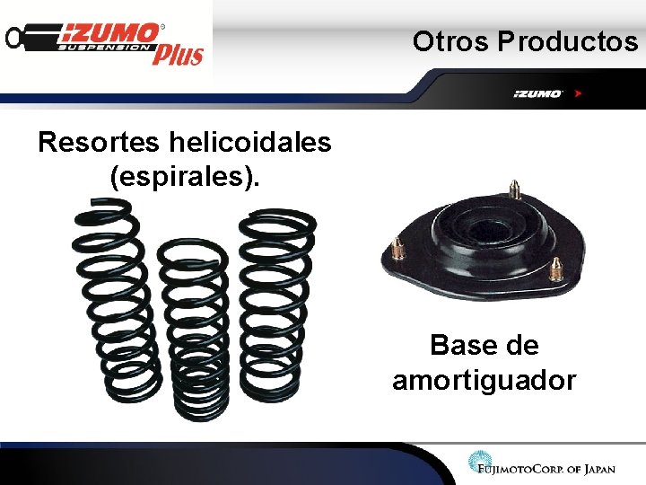 Otros Productos Resortes helicoidales (espirales). Base de amortiguador Otros Productos Resortes helicoidales (espirales). Base de amortiguador
