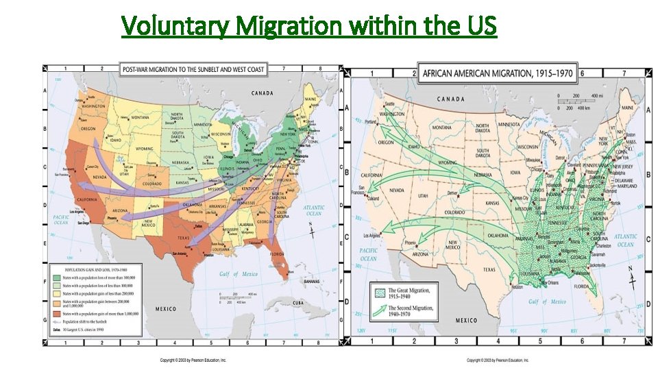 Voluntary Migration within the US 