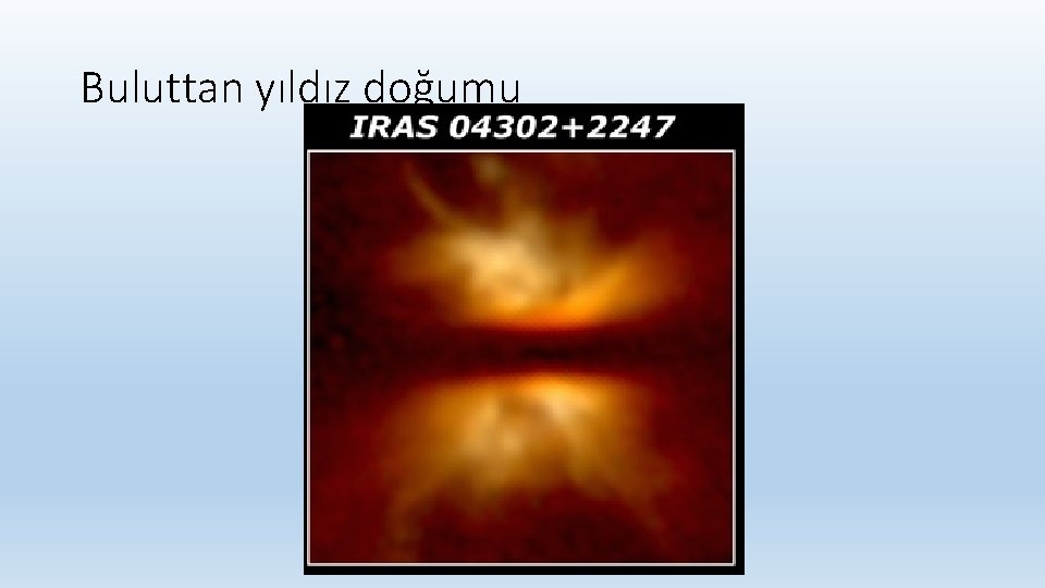 Buluttan yıldız doğumu 