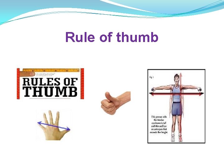Rule of thumb 