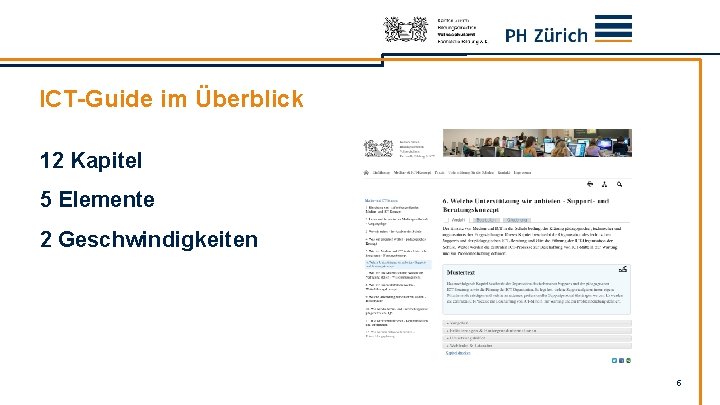 ICT-Guide im Überblick 12 Kapitel 5 Elemente 2 Geschwindigkeiten 5 