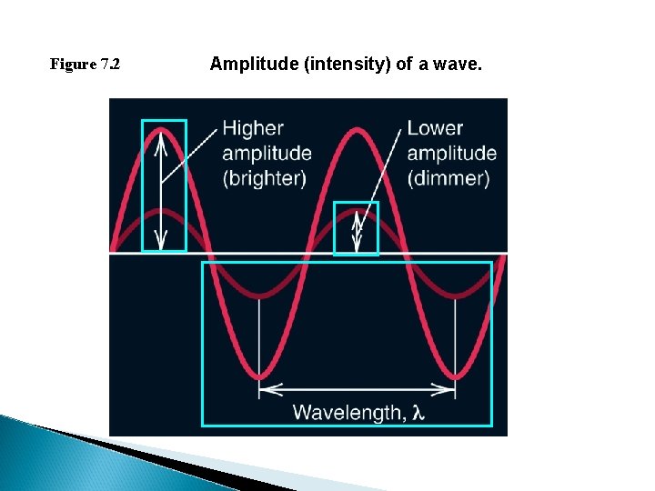 Figure 7. 2 Amplitude (intensity) of a wave. 