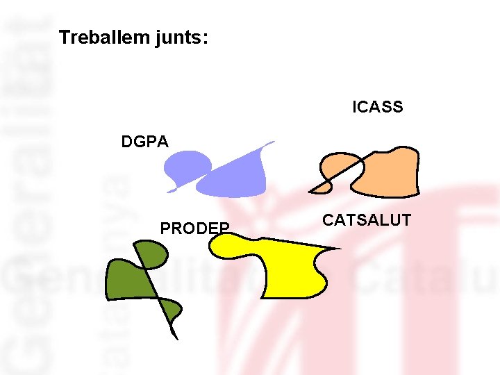 Treballem junts: ICASS DGPA PRODEP CATSALUT 