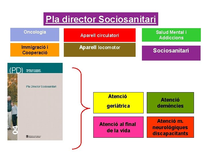 Pla director Sociosanitari Oncologia Enfermedades Aparato Aparell circulatori Circulatorio Immigració i Cooperació Aparell locomotor