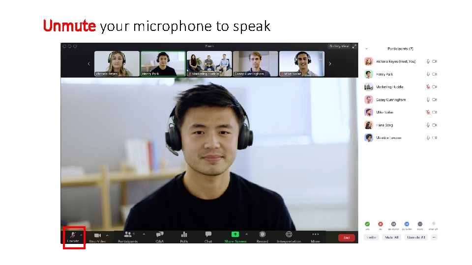 Unmute your microphone to speak 