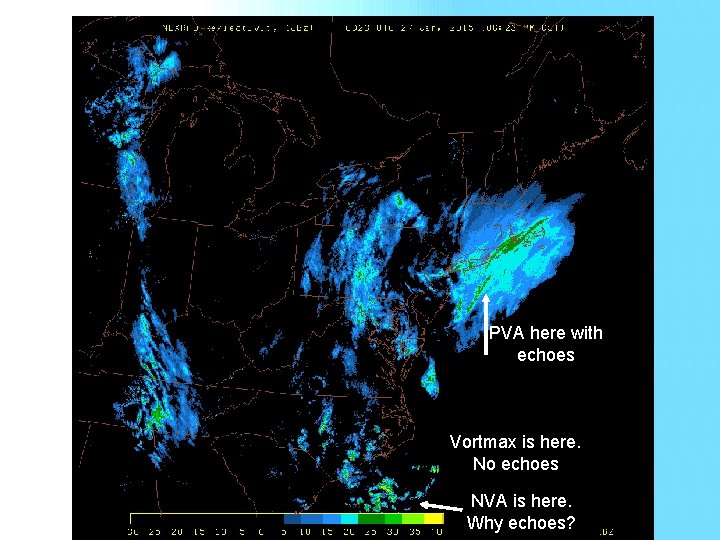 PVA here with echoes Vortmax is here. No echoes NVA is here. Why echoes?