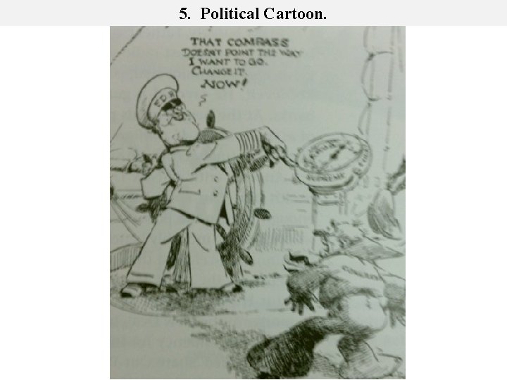 5. Political Cartoon. 