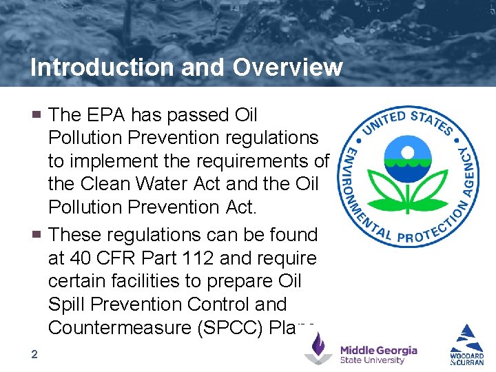 Oil Spill Prevention Control and Countermeasure Training Prepared