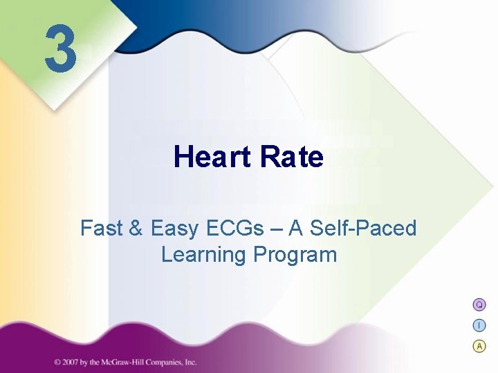 3 Heart Rate Fast & Easy ECGs – A Self-Paced Learning Program Q I