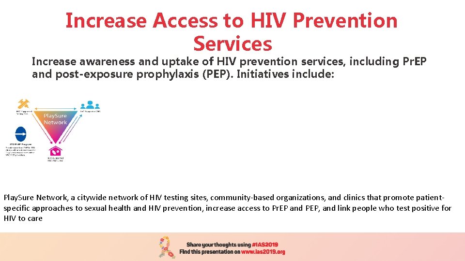 Increase Access to HIV Prevention Services Increase awareness and uptake of HIV prevention services,