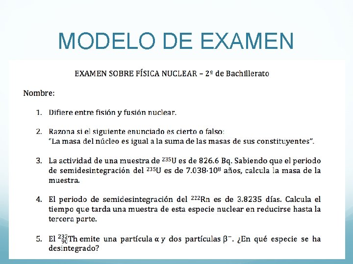 MODELO DE EXAMEN 