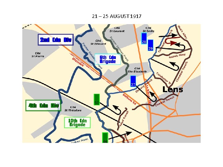 21 – 25 AUGUST 1917 