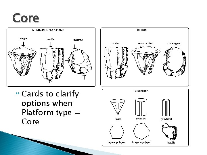 Core Cards to clarify options when Platform type = Core 