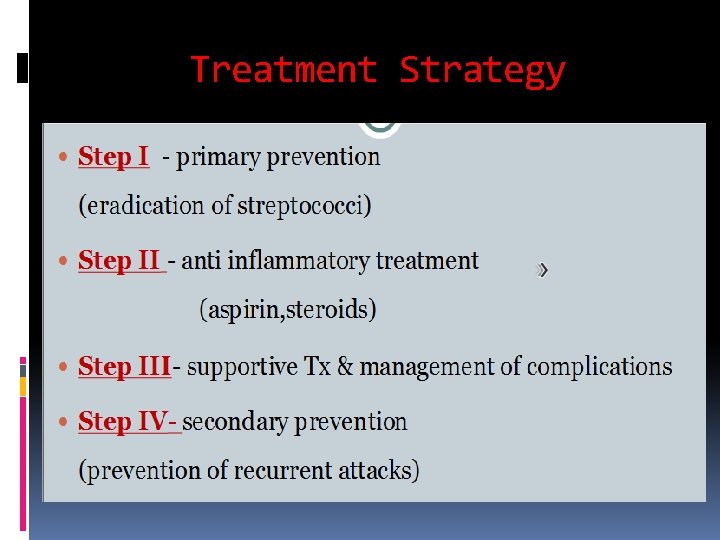 Treatment Strategy Treatment Strategy