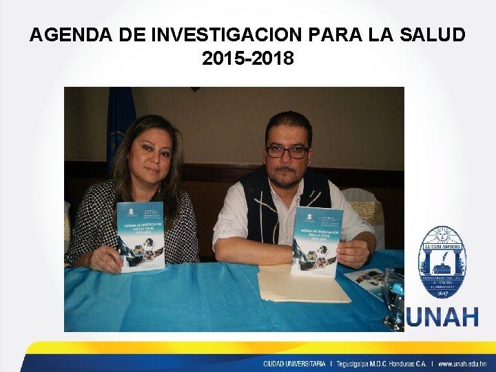 AGENDA DE INVESTIGACION PARA LA SALUD 2015 -2018 