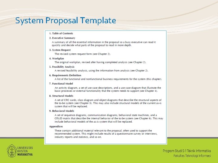 System Proposal Template 