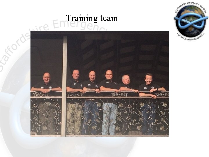 Training team 