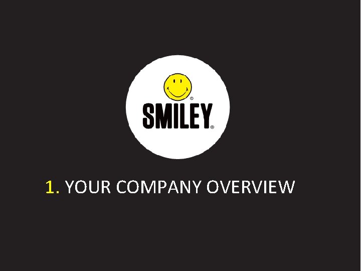 1. YOUR COMPANY OVERVIEW 