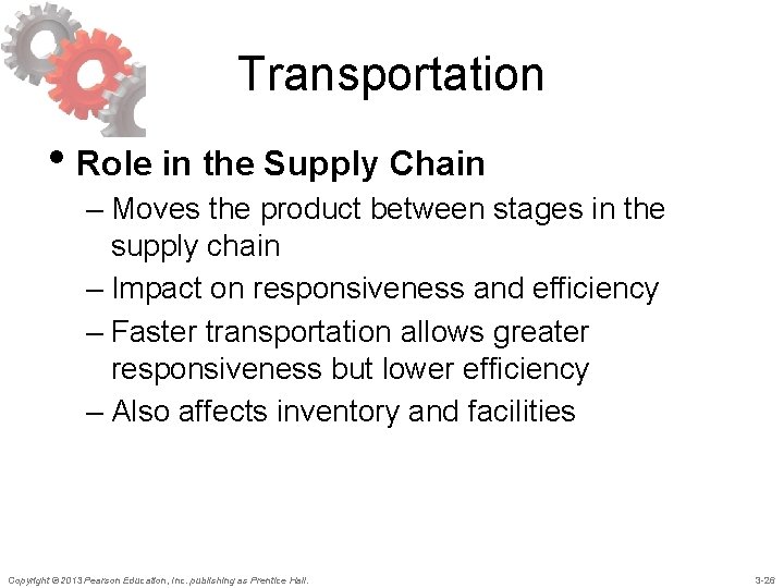 3 Supply Chain Drivers and Metrics Power Point