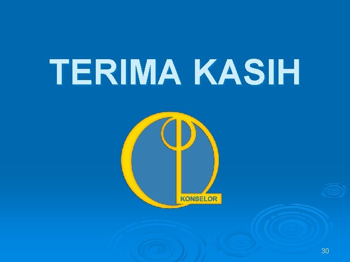 TERIMA KASIH 30 