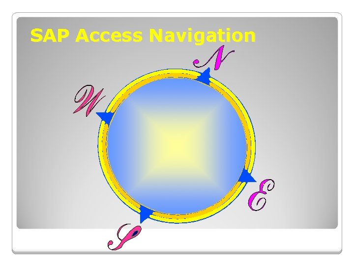 SAP Access Navigation SAP Access Navigation