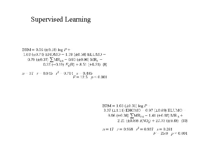 Supervised Learning 
