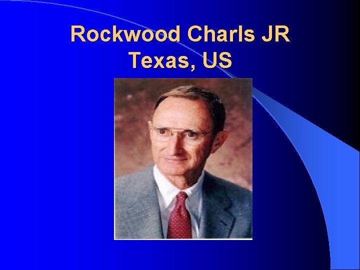 Rockwood Charls JR Texas, US Rockwood Charls JR Texas, US