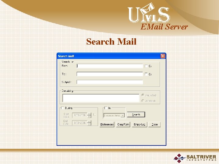 EMail Server Search Mail 