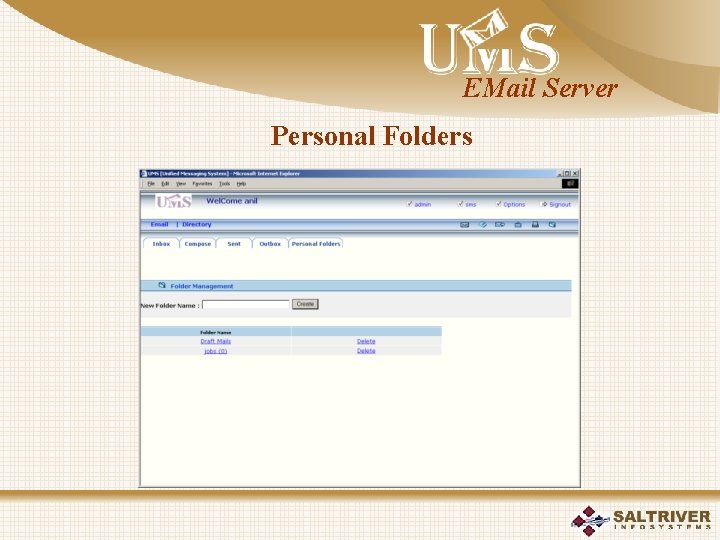 EMail Server Personal Folders 