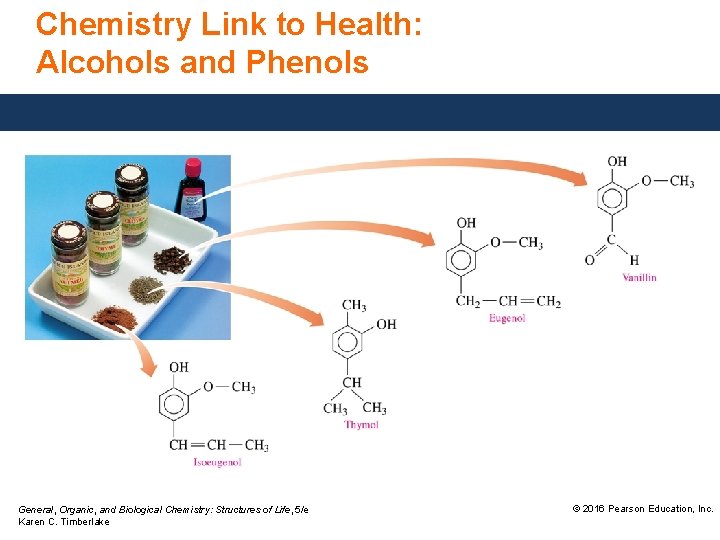 Chemistry Link to Health: Alcohols and Phenols General, Organic, and Biological Chemistry: Structures of