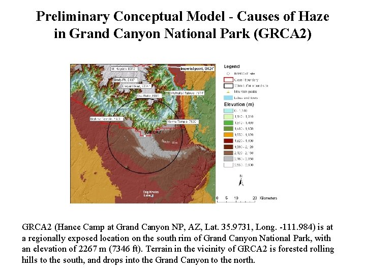 Preliminary Conceptual Model - Causes of Haze in Grand Canyon National Park (GRCA 2)