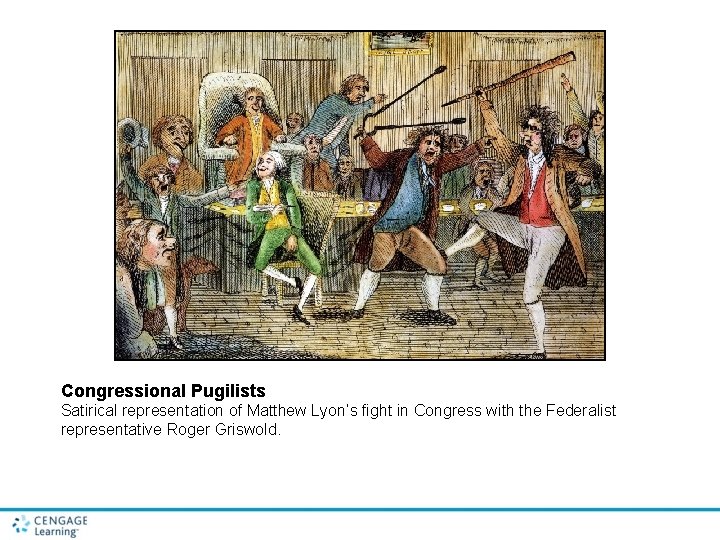 Congressional Pugilists Satirical representation of Matthew Lyon’s fight in Congress with the Federalist representative Congressional Pugilists Satirical representation of Matthew Lyon’s fight in Congress with the Federalist representative