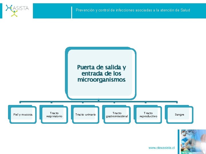 Prevención y control de infecciones asociadas a la atención de Salud Puerta de salida