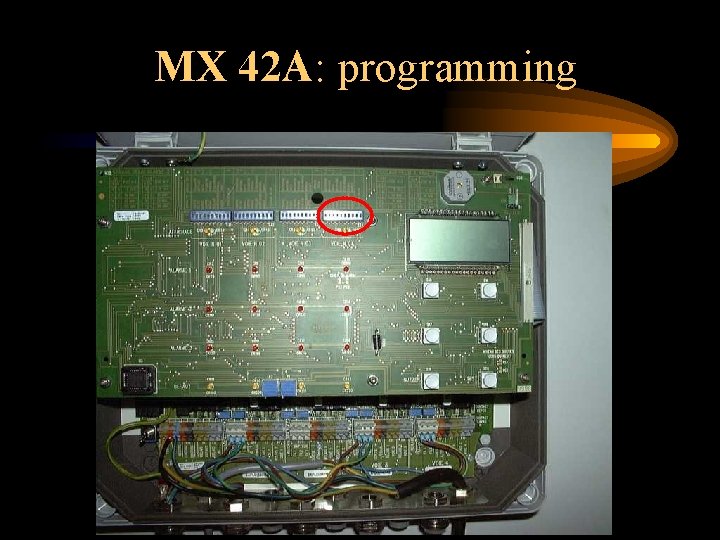 MX 42 A: programming 