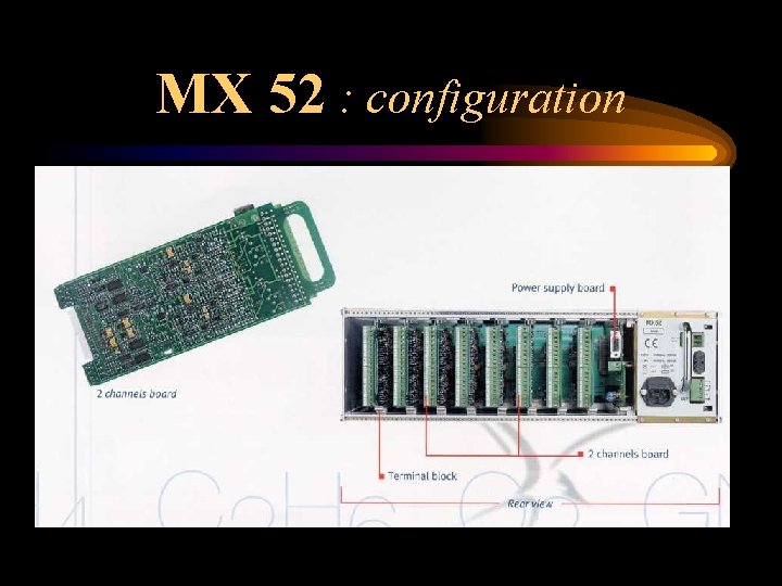MX 52 : configuration 