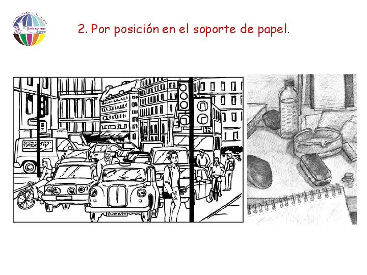 2. Por posición en el soporte de papel. 