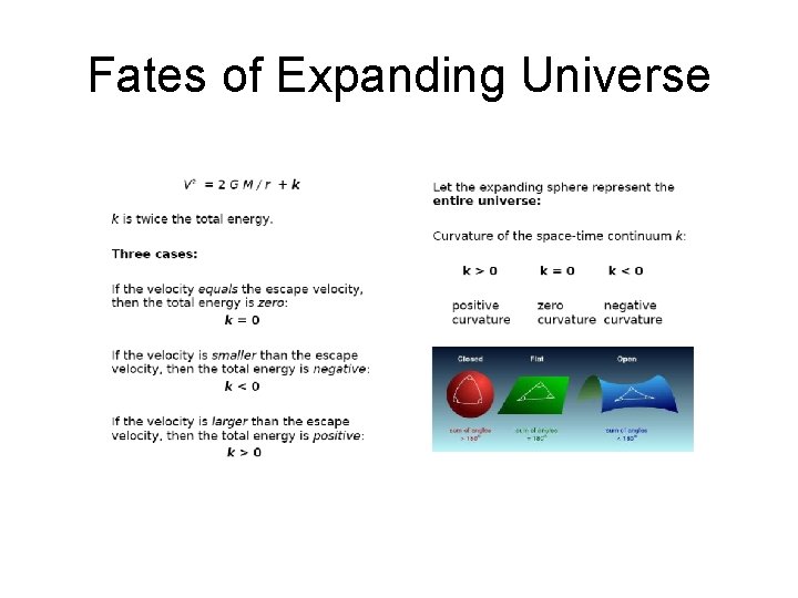 Fates of Expanding Universe 