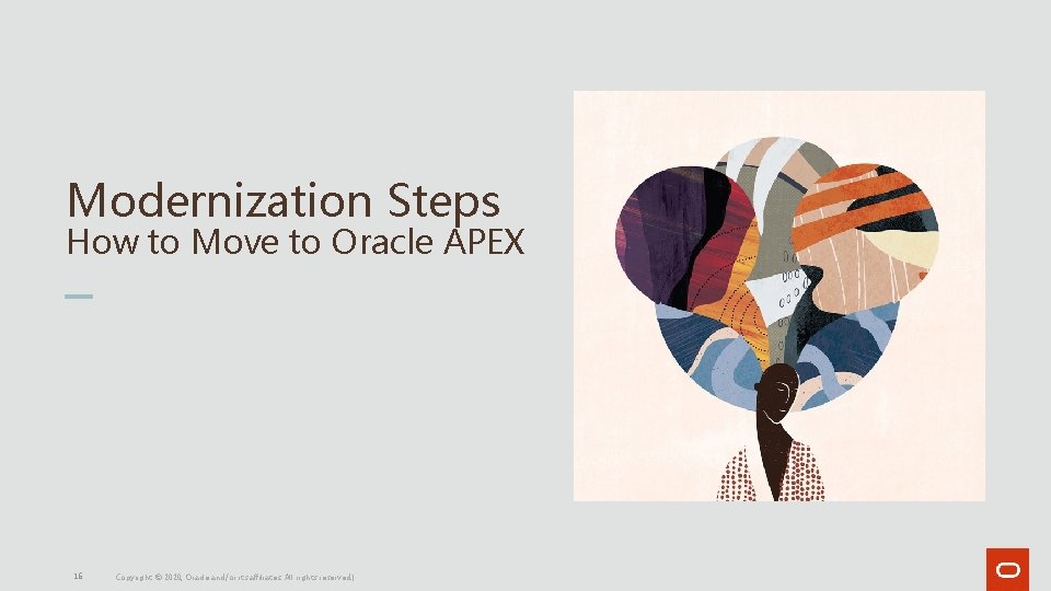 Modernization Steps How to Move to Oracle APEX 16 Copyright © 2020, Oracle and/or Modernization Steps How to Move to Oracle APEX 16 Copyright © 2020, Oracle and/or