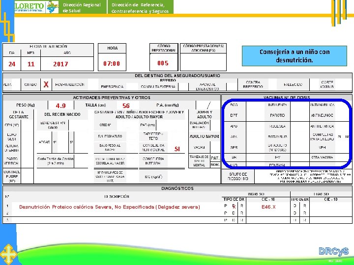 Dirección Regional de Salud 24 11 2017 4. 9 Dirección de Referencia, Contrareferencia y Dirección Regional de Salud 24 11 2017 4. 9 Dirección de Referencia, Contrareferencia y