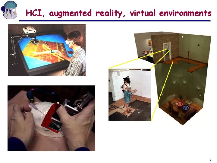 HCI, augmented reality, virtual environments 7 