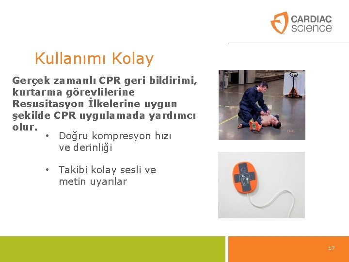 Kullanımı Kolay Gerçek zamanlı CPR geri bildirimi, kurtarma görevlilerine Resusitasyon İlkelerine uygun şekilde CPR Kullanımı Kolay Gerçek zamanlı CPR geri bildirimi, kurtarma görevlilerine Resusitasyon İlkelerine uygun şekilde CPR