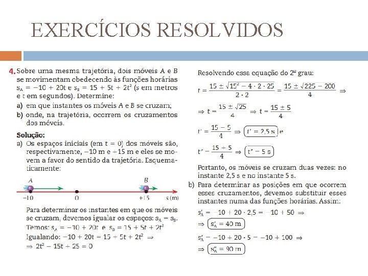 EXERCÍCIOS RESOLVIDOS 